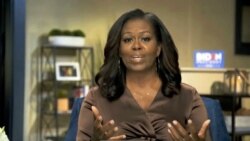 In this image from video, former first lady Michelle Obama speaks during the first night of the Democratic National Convention on Aug. 17, 2020.