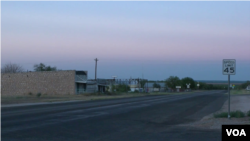 A road in rural Borden County, Texas.