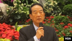 台灣親民黨主席宋楚瑜 (美國之音張永泰拍攝)