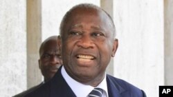 លោក​ប្រធានាធិបតី​​ Laurent Gbagbo នៃ​ប្រទេស​ កូឌីវ័រ​ ថ្ងៃ​ទី​៦​ខែ​មករា​ឆ្នាំ​២០១១។