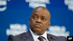 FILE - Botswana's President Mokgweetsi Eric Keabatswe Masisi in January 2020.
