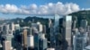 2019年7月25日的香港金融区鸟瞰 