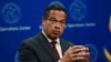 Le procureur général du Minnesota, Keith Ellison, lors d'une conférence de presse à St Paul (Minnesota) sur l'enquête relative à la mort de George Floyd. (Photo: AP)