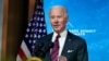 El presidente Joe Biden habla en la Cumbre de Líderes sobre el Clima virtual, desde el Salón Este de la Casa Blanca, el jueves 22 de abril de 2021 en Washington.