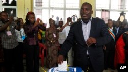 Joseph Kabila lors de la présidentielle congolaise à Kinshasa, le 28 novembre 2011 