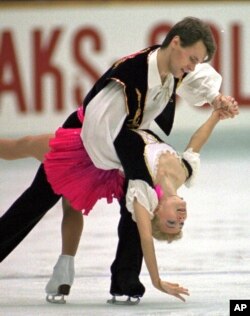 Evgeniya Şişkova və Vadim Naumov. Yaponiya, 9 dekabr, 1995.