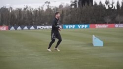 Messi Na Atisaye Yayin Da Suke Shirin Wasansu Na Gaba Bayan Kunen Doki Da Chile
