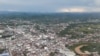 A bird's-eye view of Loei provincial city, in Thailand on July 23, 2016. The Thai government is planning to build "the biggest" water diversion project to get water from the Mekong River. (Neou Vannarin/VOA Khmer)
