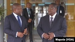 Filipe Nyusi e Ossumo Momade falam em nova fase