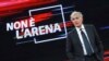 For the past year, the Rome-based journalist Massimo Giletti has had round-the-clock police protection. (Photo courtesy of La7/Non è l'Arena)