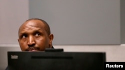 Congolese militia commander Bosco Ntaganda sits in the courtroom of the ICC (International Criminal Court) during his trial at the Hague, in the Netherlands, July 8, 2019.