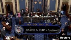 Dengan suara 69 banding 30, Senat AS menyetujui rencana infrastruktur bipartisan bernilai $1 Triliun Selasa (10/8). 