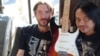 Dewa Budjana bersama mantan gitaris Red Hot Chili Peppers, John Frusciante (foto/dok: Dewa Budjana)