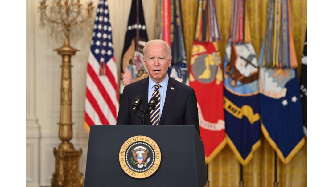 FILE - President Joe Biden speaks in the East Room of the White House, in Washington, July 8, 2021.