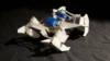 A self-folding robot is seen this photo provided by MIT.