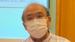 香港民意研究所副行政總裁鍾劍華表示，過去11個月的民調結果，反映大部份市民不滿港府的防疫表現， 他批評港府採購疫苗等防疫措施政治化，令疫情持續擴散 (攝影：美國之音湯惠芸）