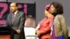 UNAIDS Executive Director Michel Sidibe (L) from Mali speaks at the opening of the Global Village on the 2nd day of the 20th International AIDS Conference at the Melbourne Convention and Exhibition Center (MCEC) in Melbourne, July 21, 2014. 