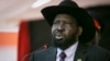 South Sudan's President Salva Kiir speaks at a special party conference in Juba, South Sudan, May 3, 2018. 