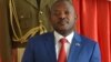 Le président du Burundi Pierre Nkurunziza au palais présidentiel à Bujumbura, le 29 juin 2017.