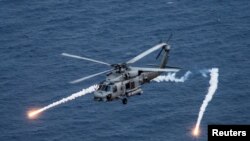 미 해군의 MH-60R ‘시호크’ 다목적 헬기. (자료사진)