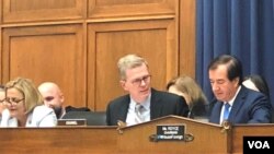The House Foreign Affairs Committee and Chairman Ed Royce (R-CA) meet May 17, 2018, in the U.S. Capitol to discuss recent developments in Cambodia. (Sok Khemara/VOA Khmer) 