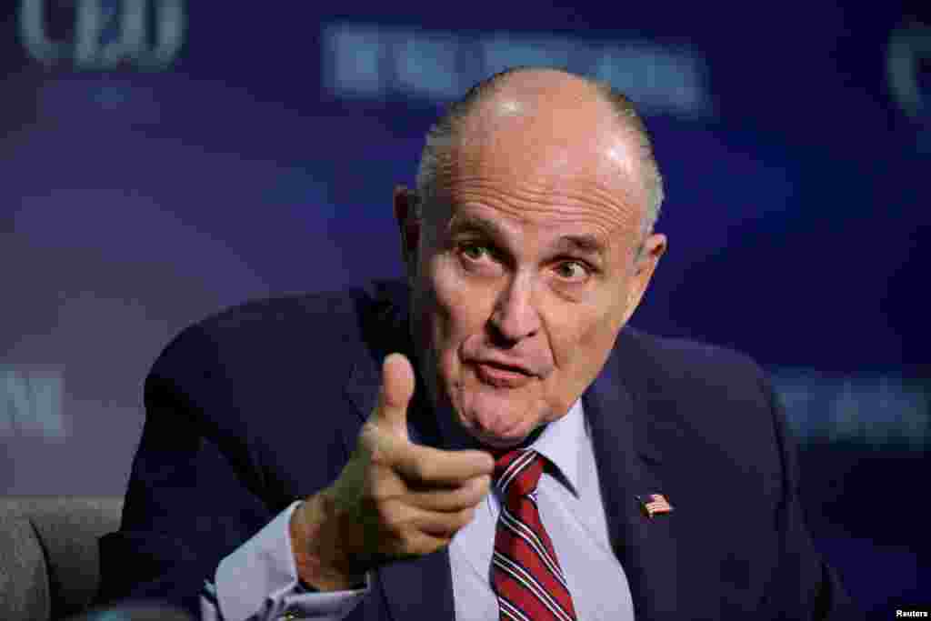 Republican former mayor of New York City, is vice chairman of the Trump presidential transition team. He is a contender for attorney general and secretary of state.