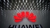 FILE - A Huawei company logo is seen at Shenzhen International Airport in Shenzhen, Guangdong province, China, July 22, 2019.