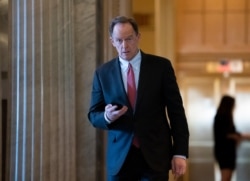 FILE - Sen. Pat Toomey, R-Pa., is pictured at the Capitol in Washington, Feb. 3, 2020.