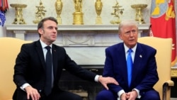 លោក Trump ទទួលស្វាគមន៍មេដឹកនាំបារាំងដើម្បីពិភាក្សាអំពីការបញ្ចប់សង្គ្រាមនៅអ៊ុយក្រែន