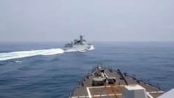 美加軍艦自今年6月以來第三次聯合穿越台灣海峽