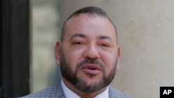 Le roi du Maroc Mohammed VI, Paris, France, 2 mai 2017.