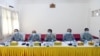 နေပြည်တော်မှာ ပြုလုပ်တဲ့ ပြည်ထောင်စုရွေးကောက်ပွဲကော်မရှင် သတင်းစာရှင်းလင်းပွဲ (ဇွန်လ ၄၊ ၂၀၂၀) © 2020 AP