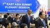 US President Barack Obama arrives for the East Asian Summit Plenary Session at the Peace Palace in Phnom Penh, Cambodia, November 20, 2012. 