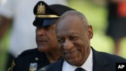 Bill Cosby arrives for his sexual assault trial at the Montgomery County Courthouse, June 13, 2017, in Norristown, Pa.