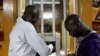 Un guichet du Festival panafricain du cinéma et de la télévision (FESPACO) à Ouagadougou, la capitale burkinabè, le 3 mars 2017.