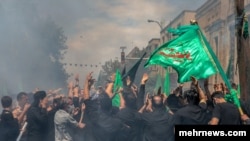 مراسم عاشورا در بازار تهران