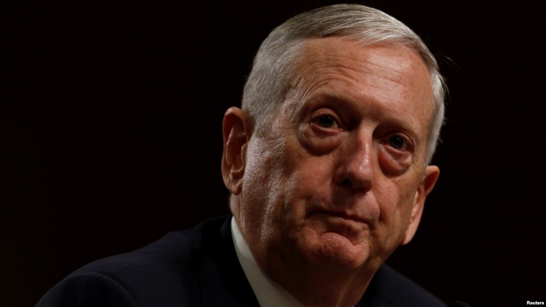 Sakataren Tsaron Amurka General James Mattis, 