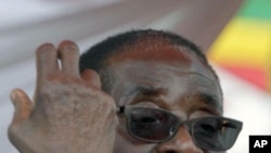 Zimbabwe President Robert Mugabe, April 14, 2011 (file photo)
