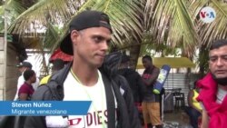 Steven Núñez, migrante venezolano en Necoclí, Colombia