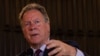 El director ejecutivo del Programa Mundial de Alimentos (PMA) de las Naciones Unidas, David Beasley, habla en Harare, Zimbabue, el 6 de agosto de 2019.