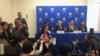 Interrumpen conferencia de prensa de Almagro