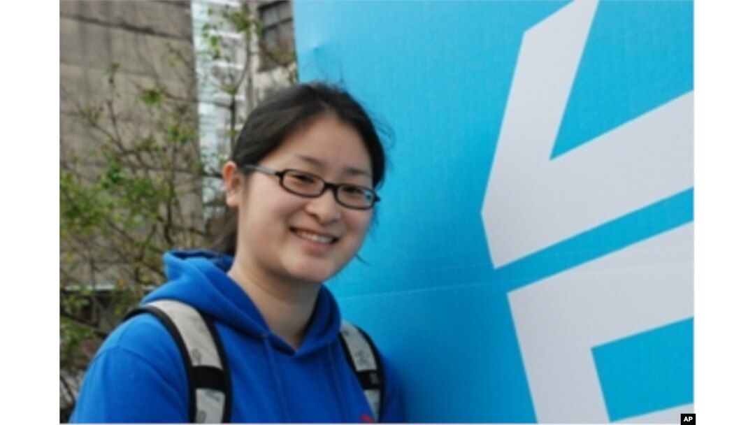 國民黨馬英九的支持者蒲小姐