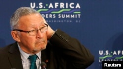 FILE - Zambia interim president Guy Scott.