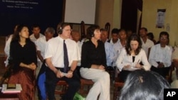 Cambodian NGOs at a social forum, file photo.