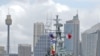 中国和澳大利亚在黄海举行联合军事演习
