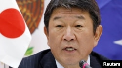 日本经济财政兼再生相茂木敏充2018年1月23日宣布11国将于3月在智利签署新版TPP