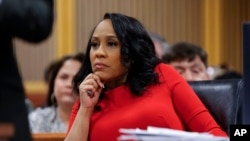 La fiscal del distrito Fulton de Georgia, Fani Willis, en el tribunal en Atlanta el 1 de marzo de 2024.