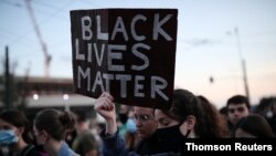 Protest following the death of George Floyd in Athens