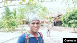 Marilson das Neves, voluntário e guia turístico em São Tomé