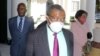 Head of South African envoys Dr Sydney Mufamadi addressing reporters at State House in Harare Aug. 10, 2020 after a meeting with Zimbabwe President Emmerson Mnangagwa (VOA/Columbus Mavhunga)